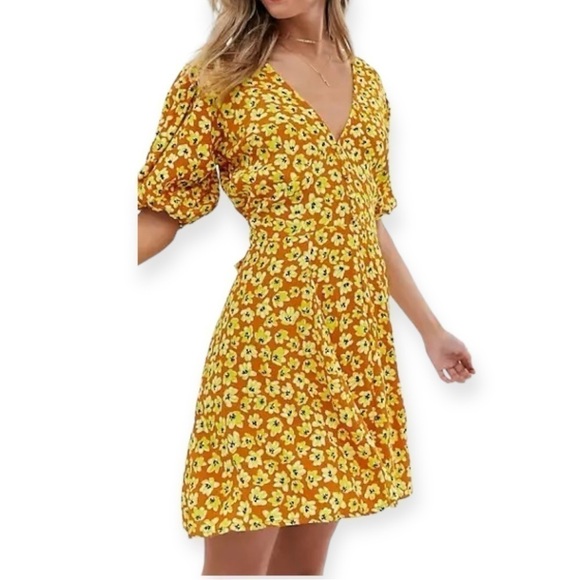 Faithfull the Brand Dress Ilia Floral Mini Dress size 4 - Picture 16 of 16